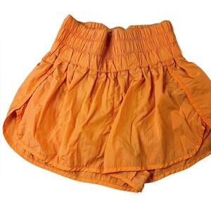 Free People Movement Shorts The Way Home Running Active Lined XL Sports Orange
